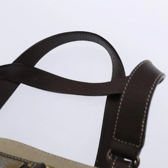 BURBERRY Blue Label Tote Bag Canvas Beige Auth - Picture 9 of 16